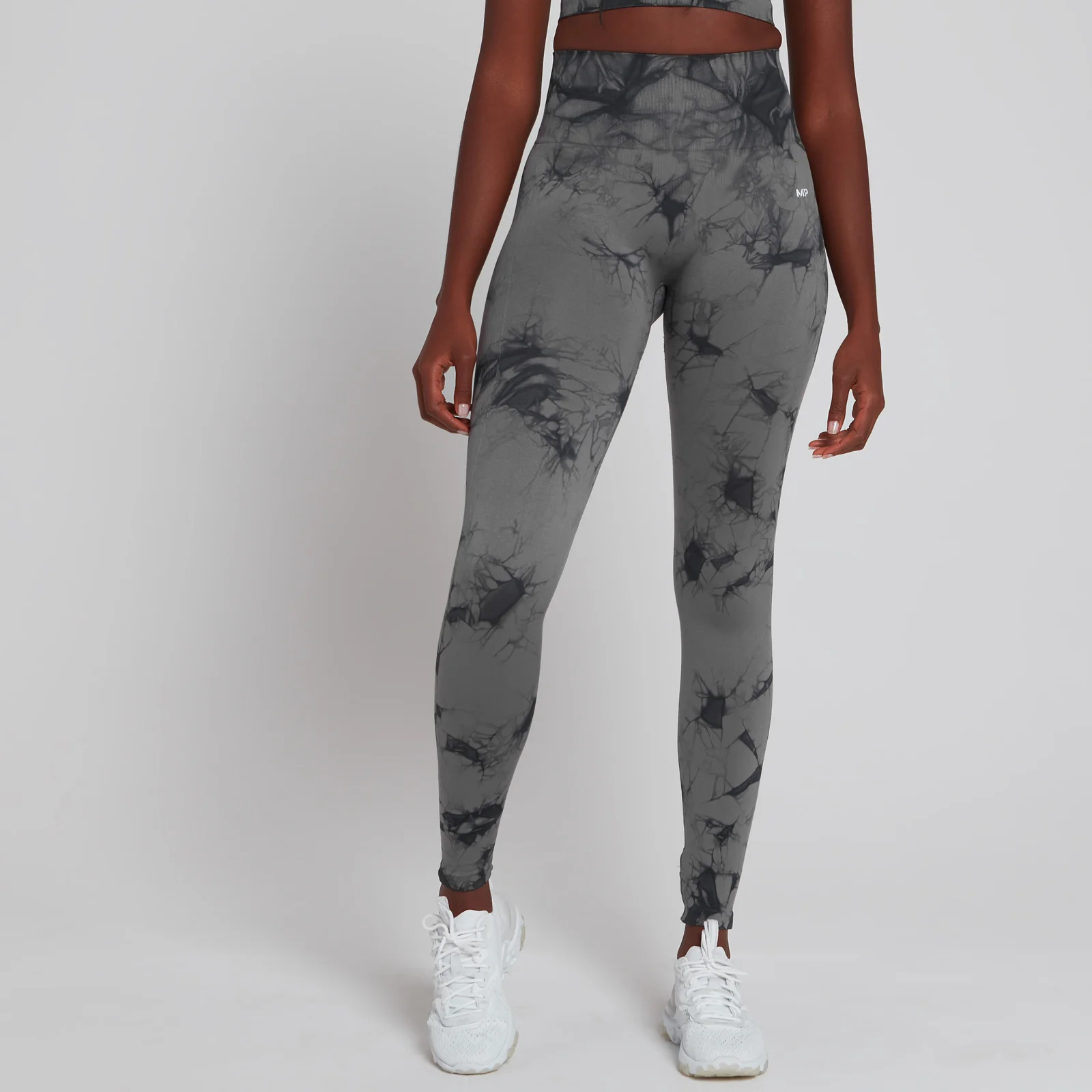 MP Shape Seamless Ultra legging voor dames - Tie dye zwart - XXS Afbeelding 1