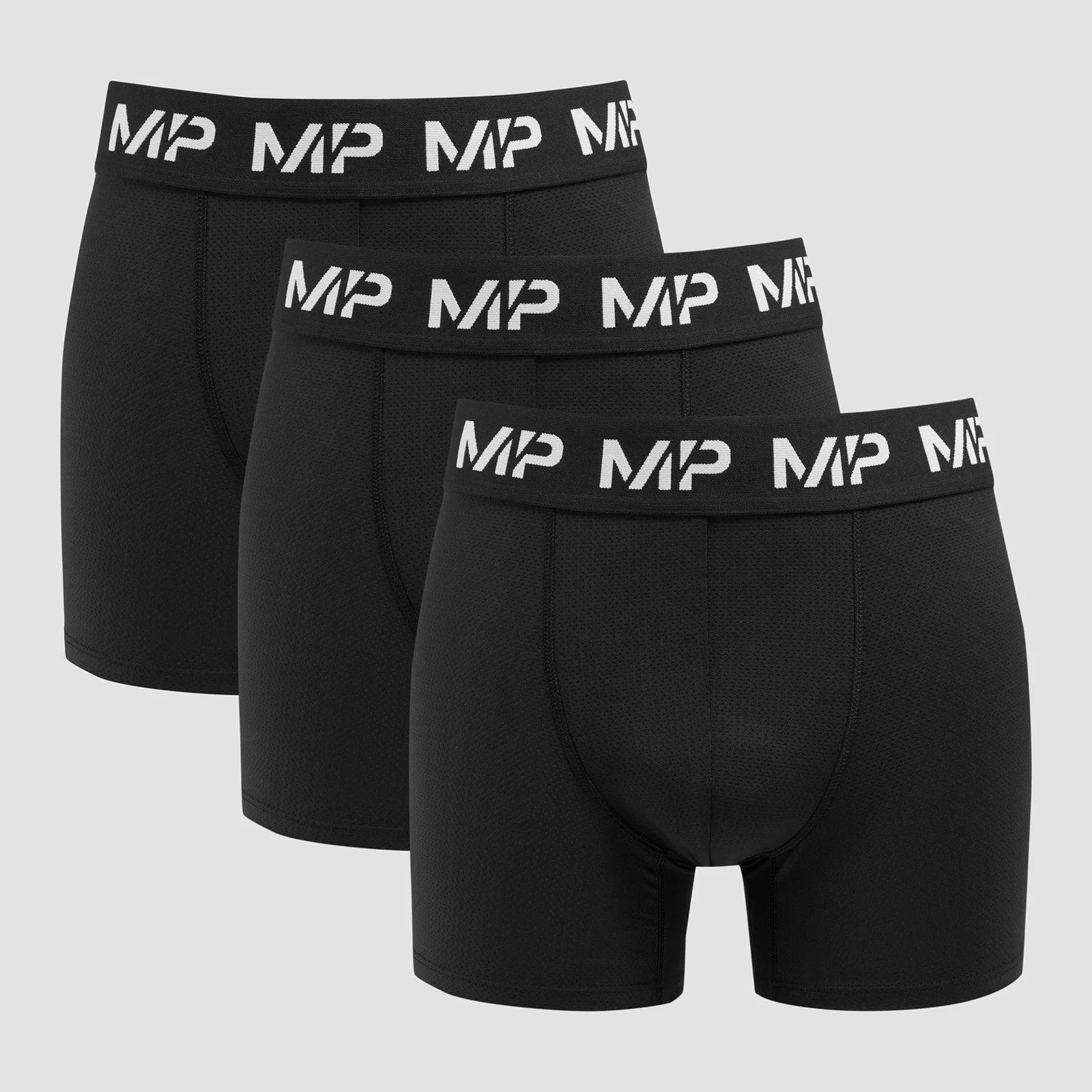 MP Technical boxershorts voor heren (3 stuks) - Zwart - XXS Afbeelding 1