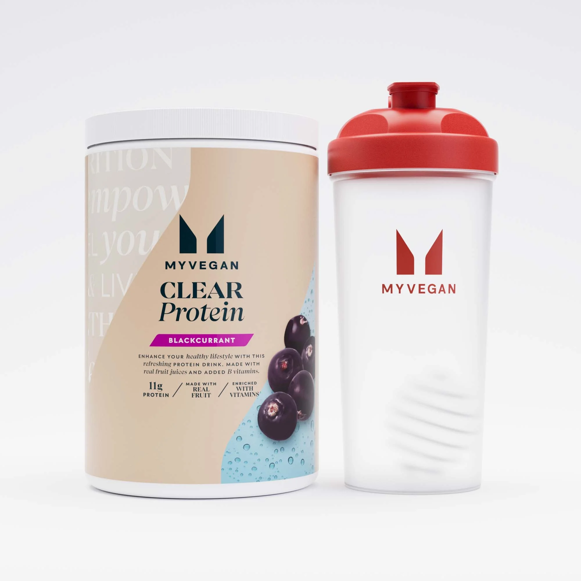 Clear Vegan Protein-starterspakket - Zwarte Bes Afbeelding 1