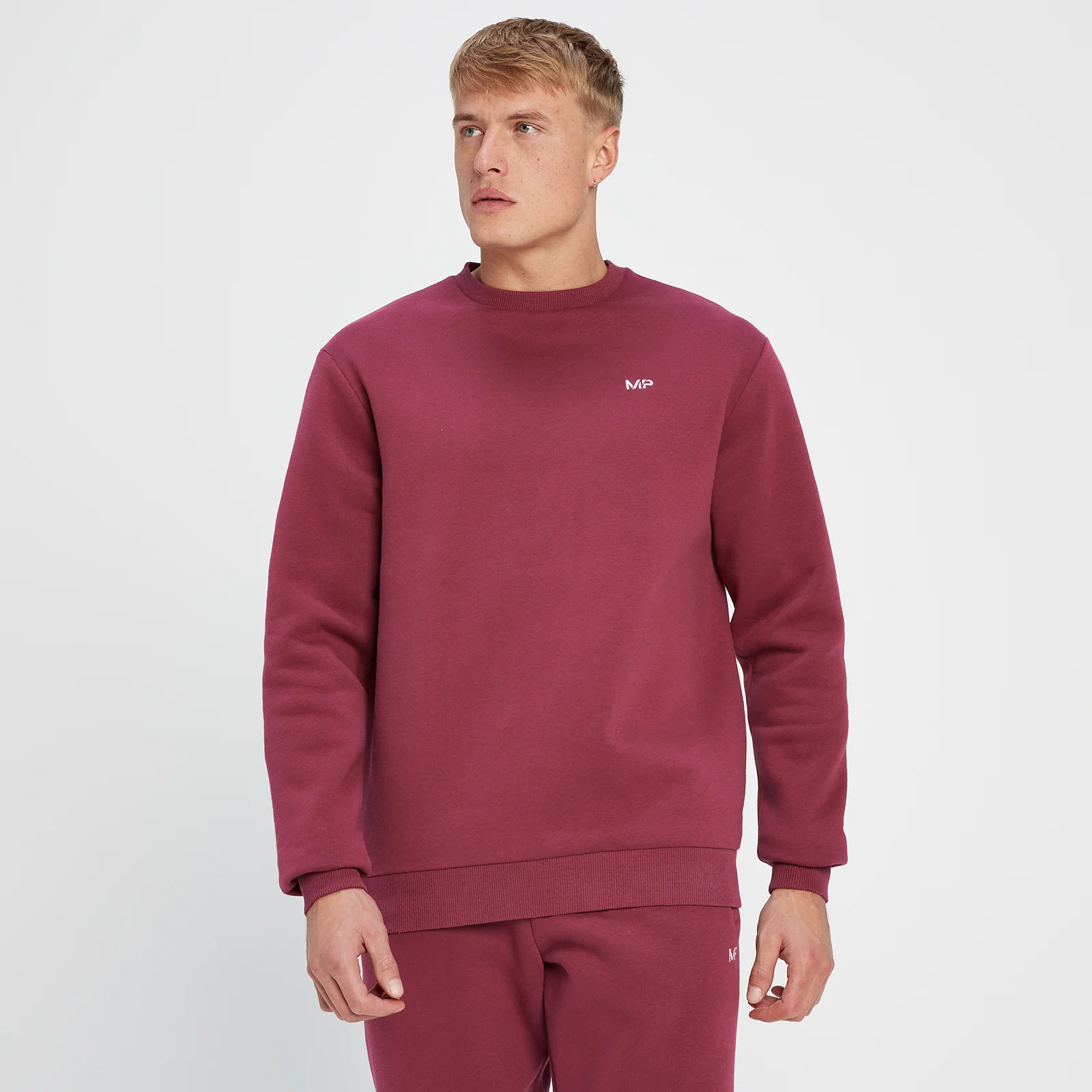 MP Men's Rest Day Sweatshirt - Red Berry - XXS Afbeelding 1