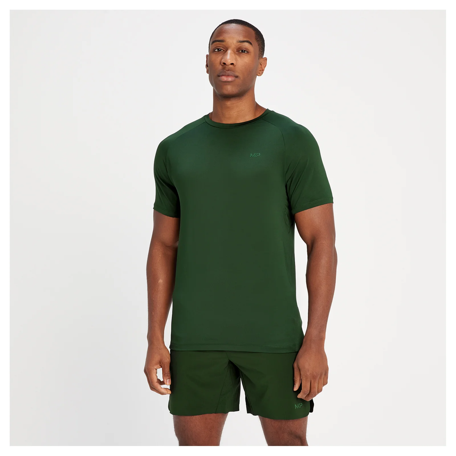 MP Men's Training Ultra Short Sleeve T-Shirt - Evergreen - XXS Afbeelding 1