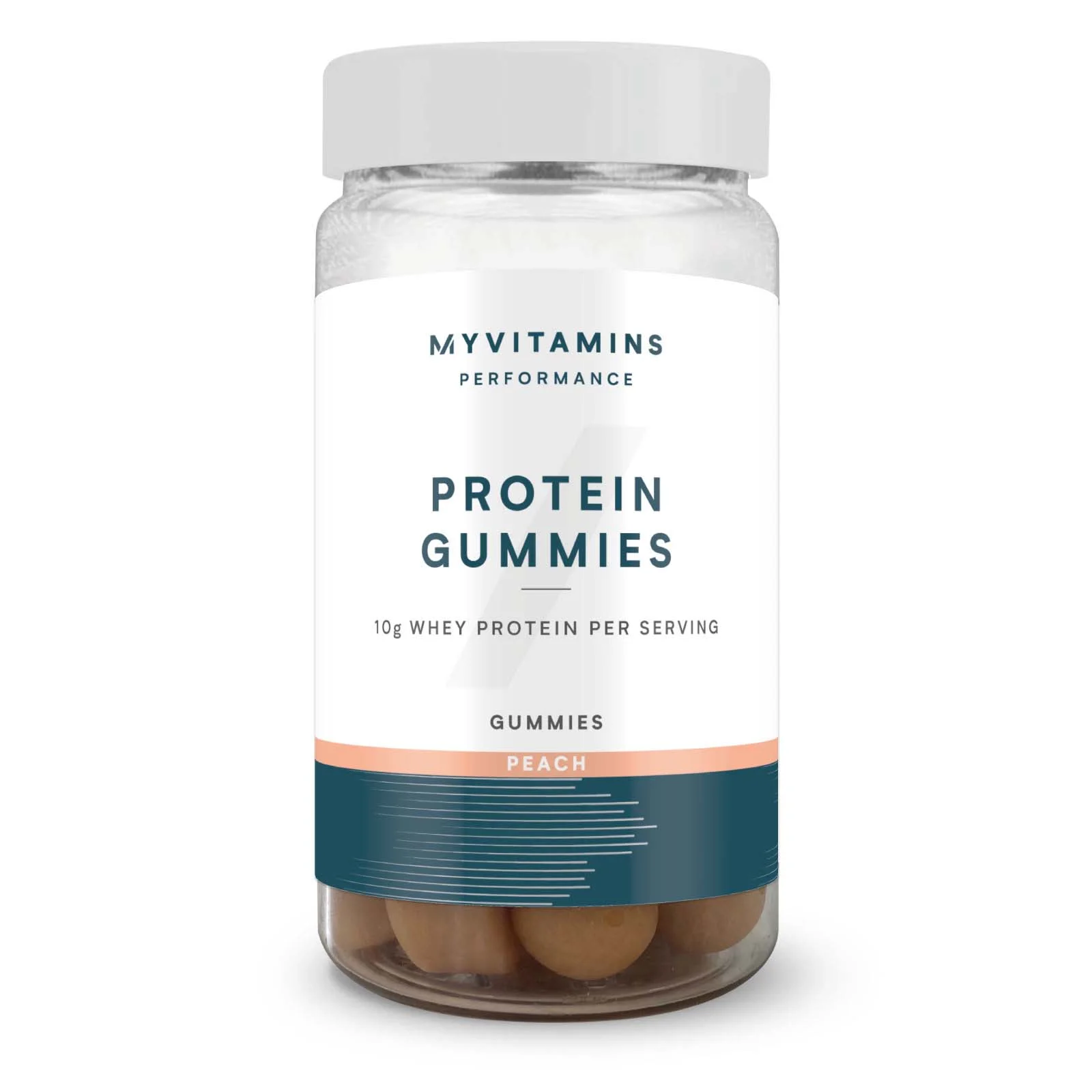 Protein Gummies - 56gummies - Perzik Afbeelding 1