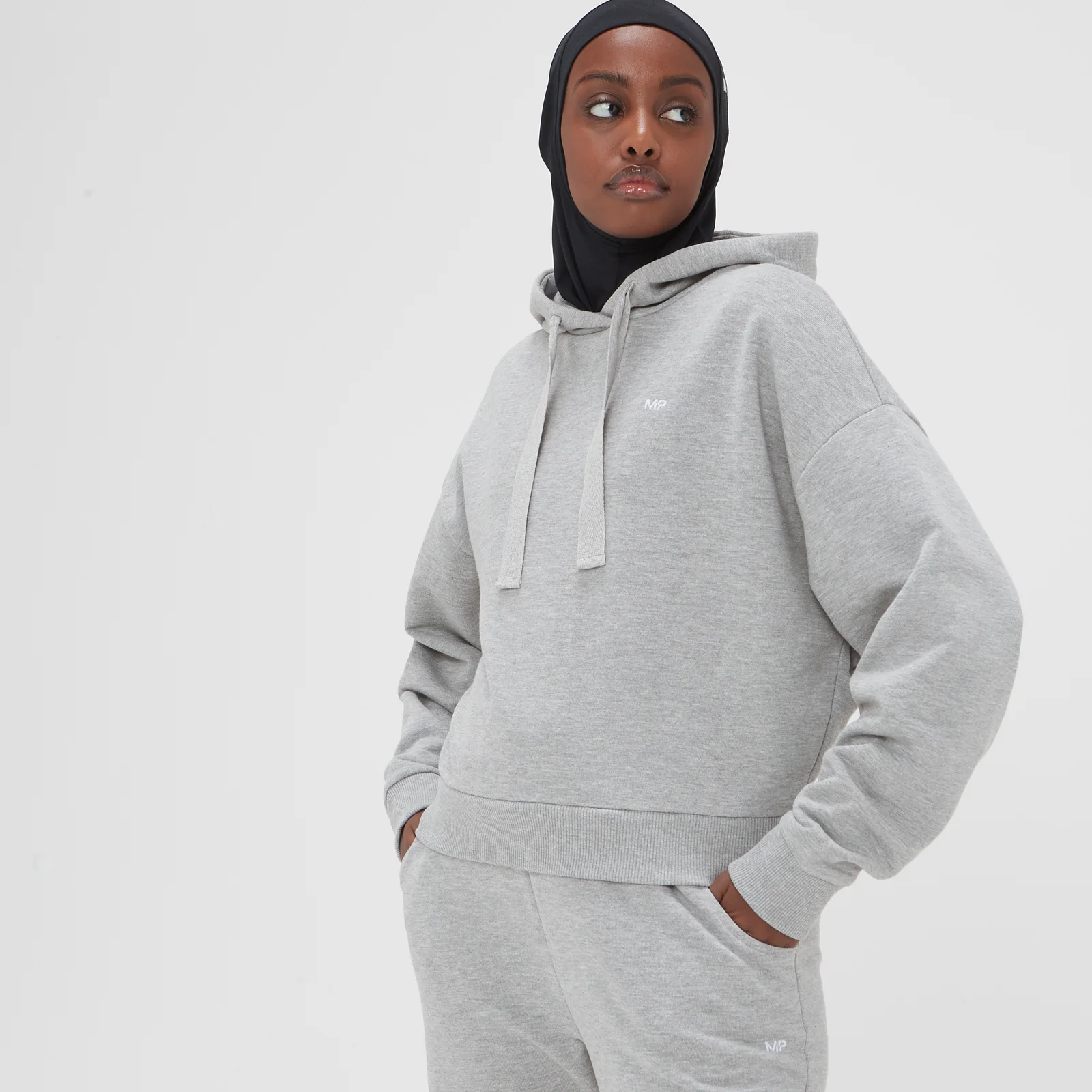 MP Composure hoodie voor dames - Grijs gemêleerd - XXS Afbeelding 1