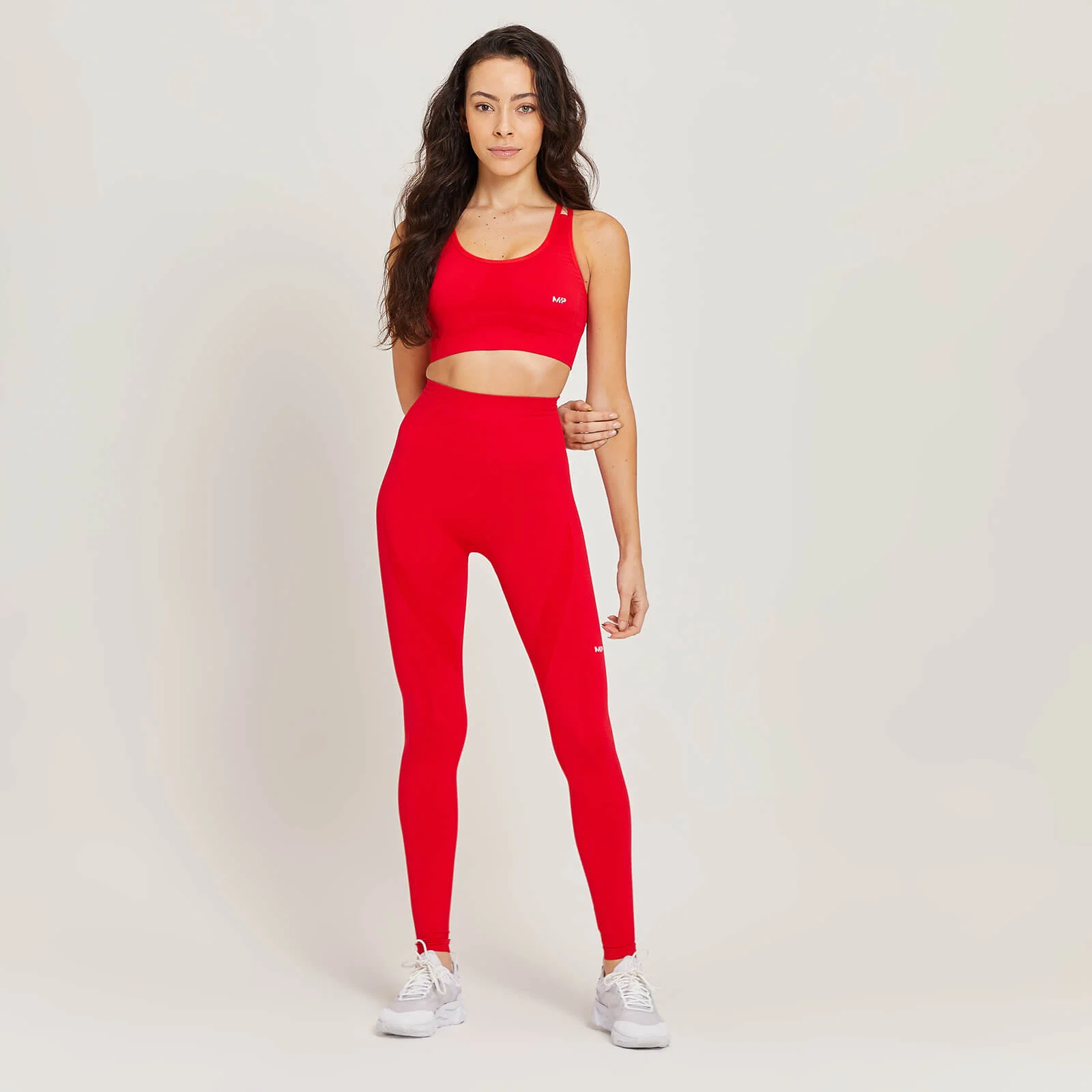 Limited Edition MP Dames Tempo Leggings & Beha Bundel - Danger - XXS - XXS Afbeelding 1