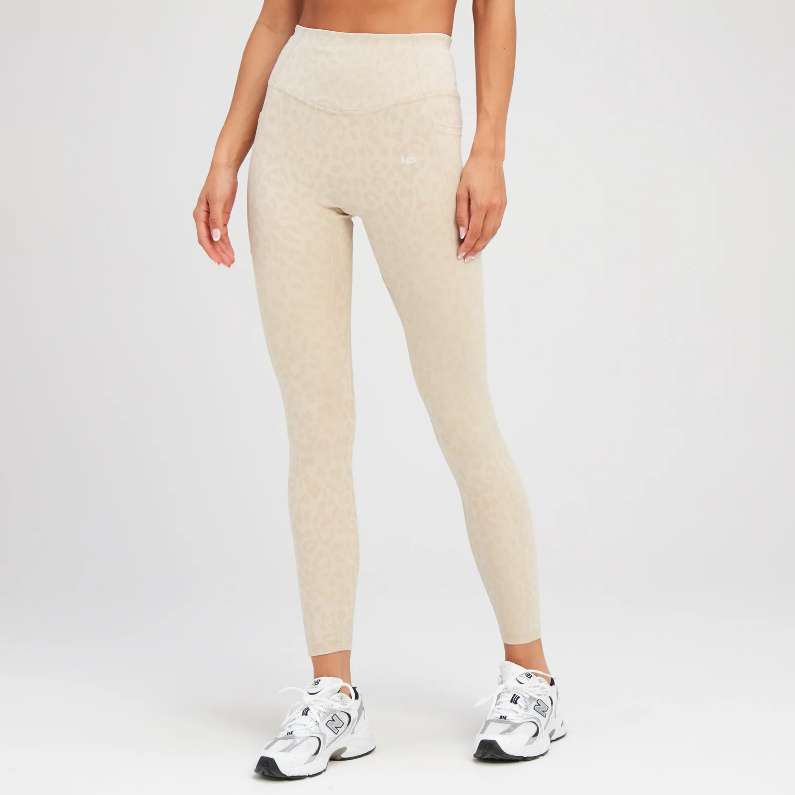 MP Tempo legging met dierenprint voor dames - Canvasgrijs - XS Afbeelding 1