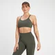 MP Rest Day naadloze sportbeha met gekruiste rugbandjes - Taupe-groen