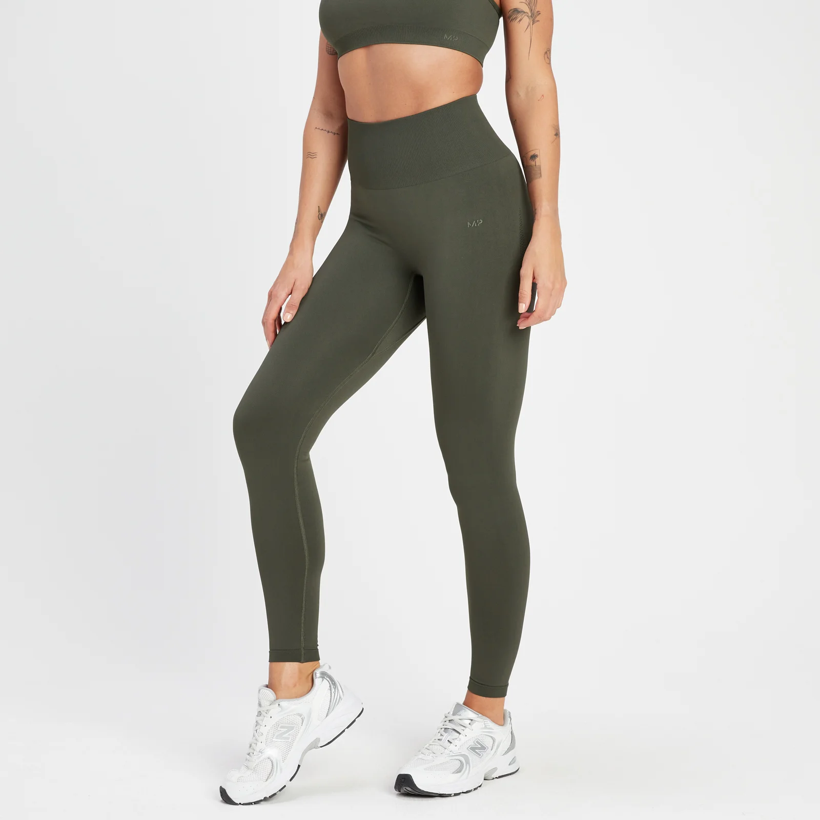 MP Rest Day naadloze legging voor dames - Taupe-groen - XS Afbeelding 1