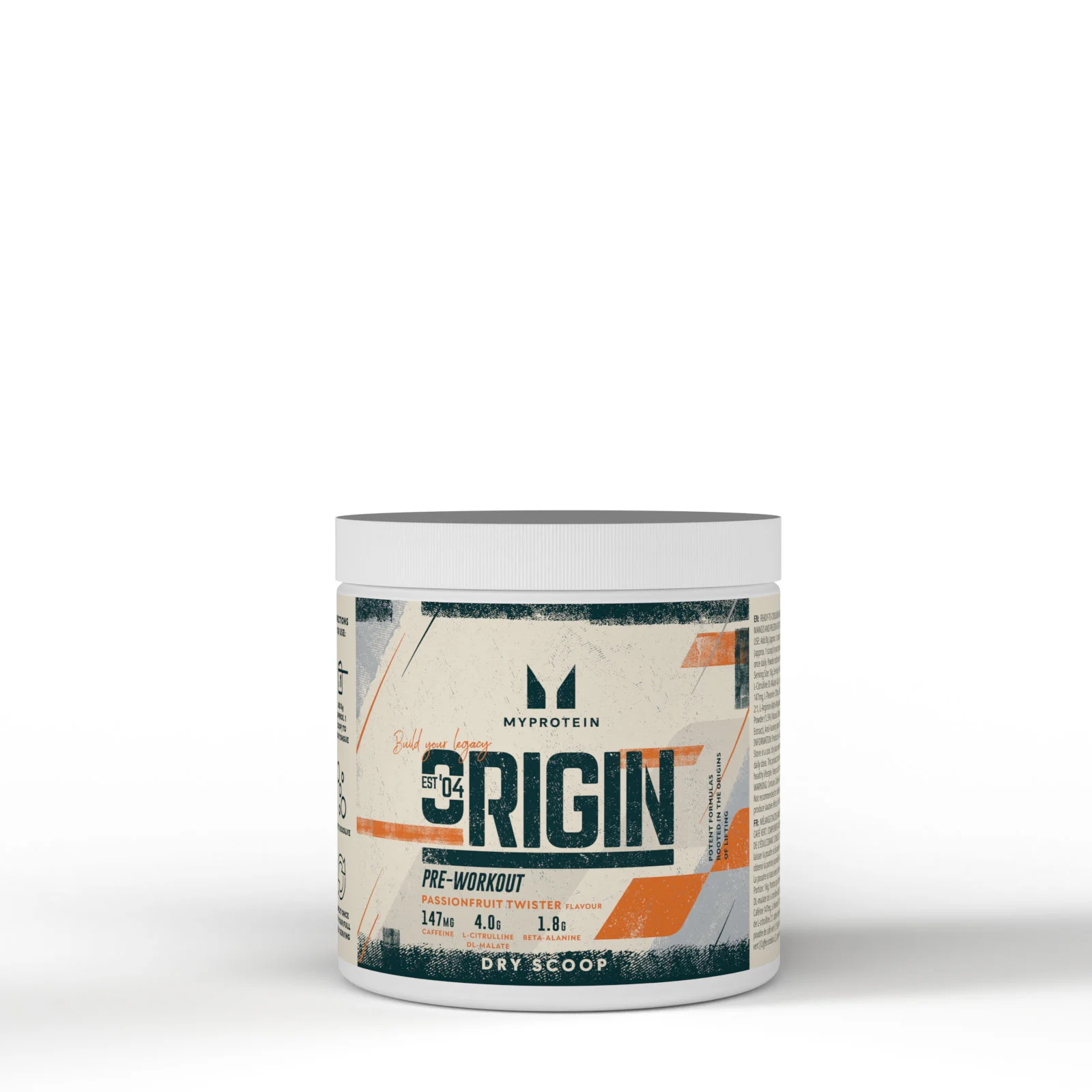 Myprotein Origin Pre-Workout Dry Scoop - 18servings - Passionfruit Twister Afbeelding 1