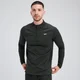 MP Tempo shirt met kwartrits voor heren - Zwart