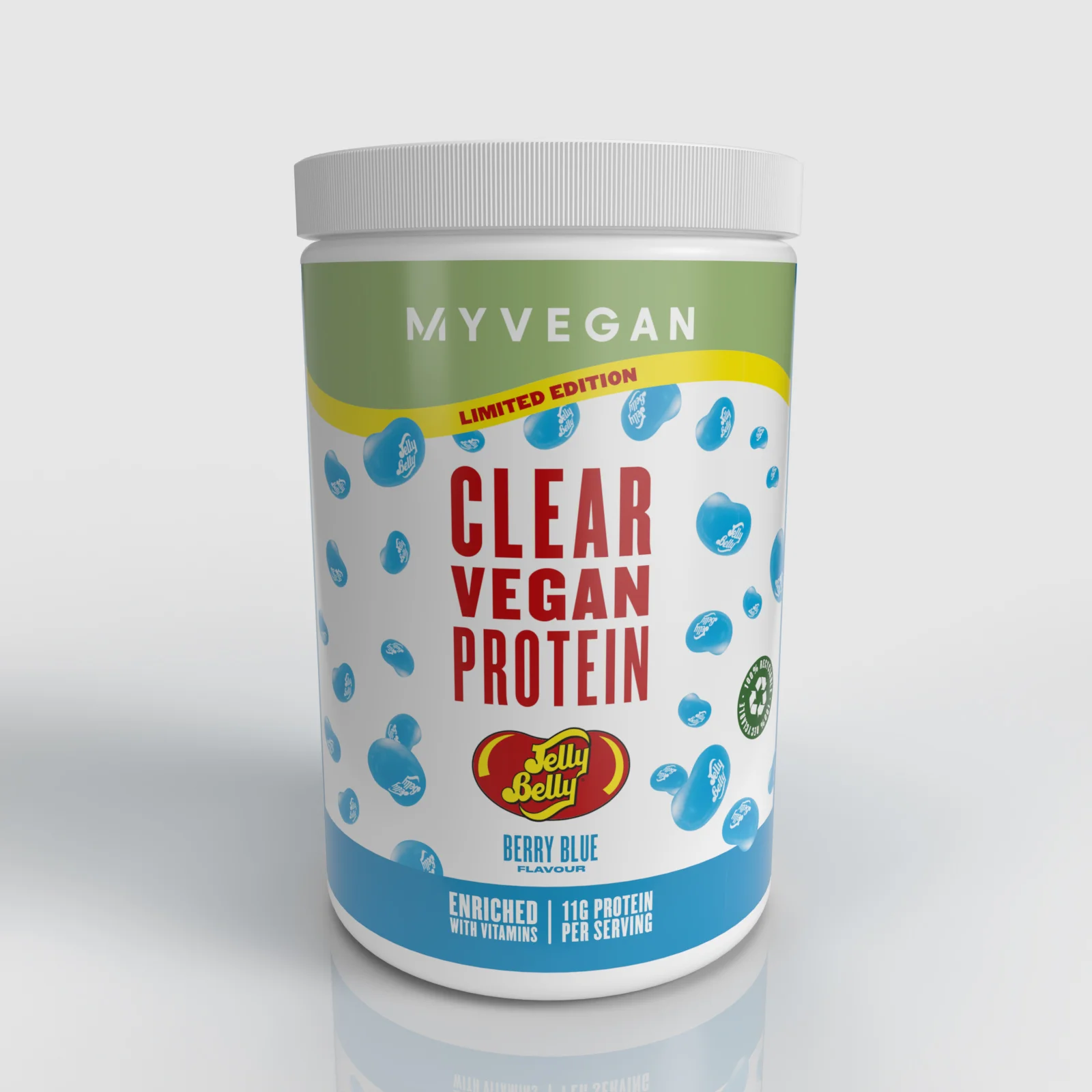 Clear Vegan Protein – Jelly Belly® - 20servings - Blauwe Bessen Afbeelding 1