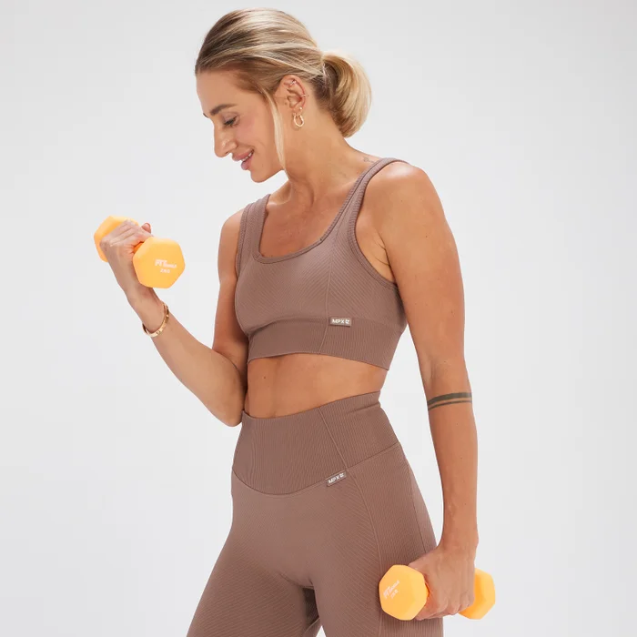MP x Tatiana naadloze sportbeha - Hazelnootbruin