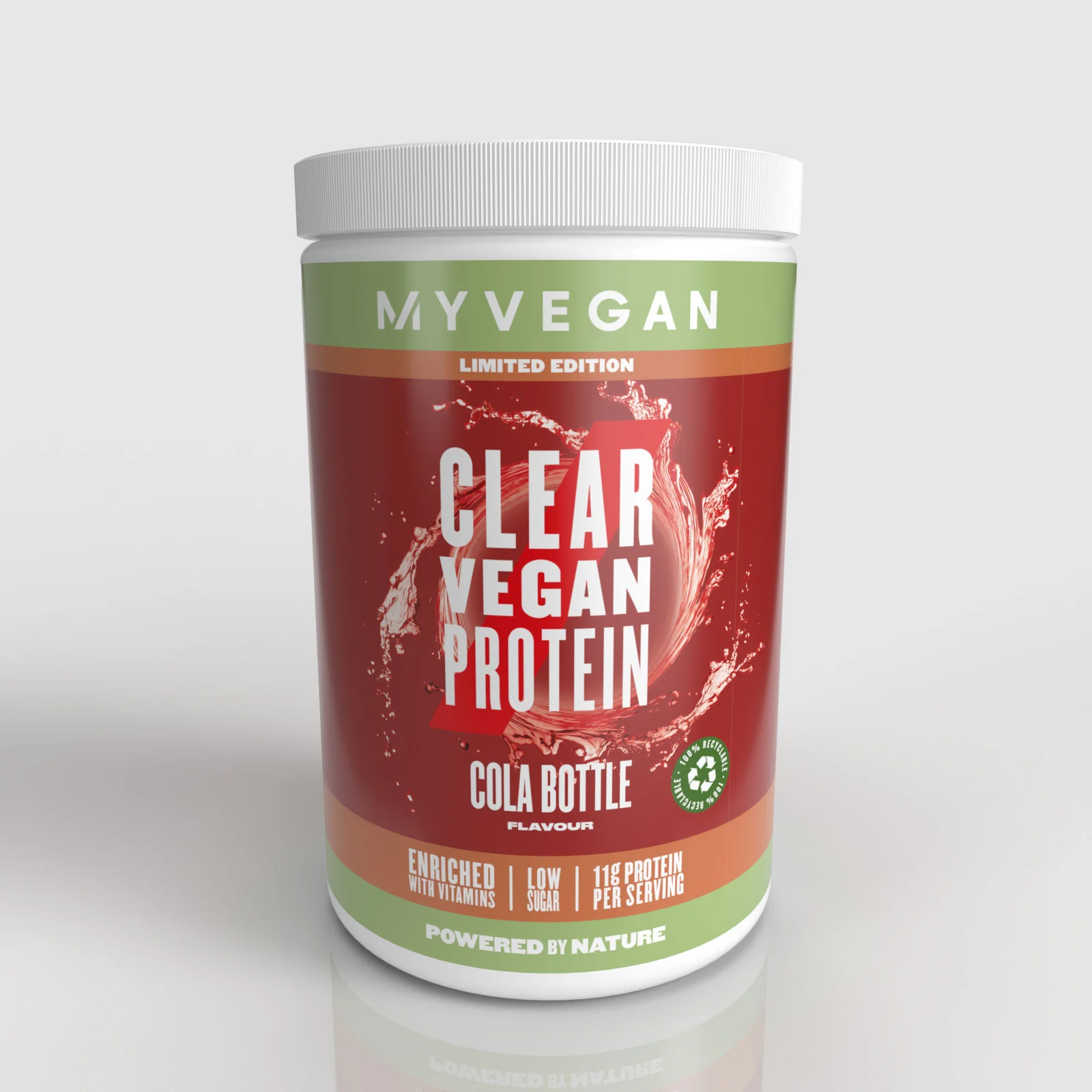 Clear Vegan Protein – Colaflesjessmaak - 20servings Afbeelding 1