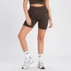 MP Shape naadloze fietsshort voor dames - Koffie