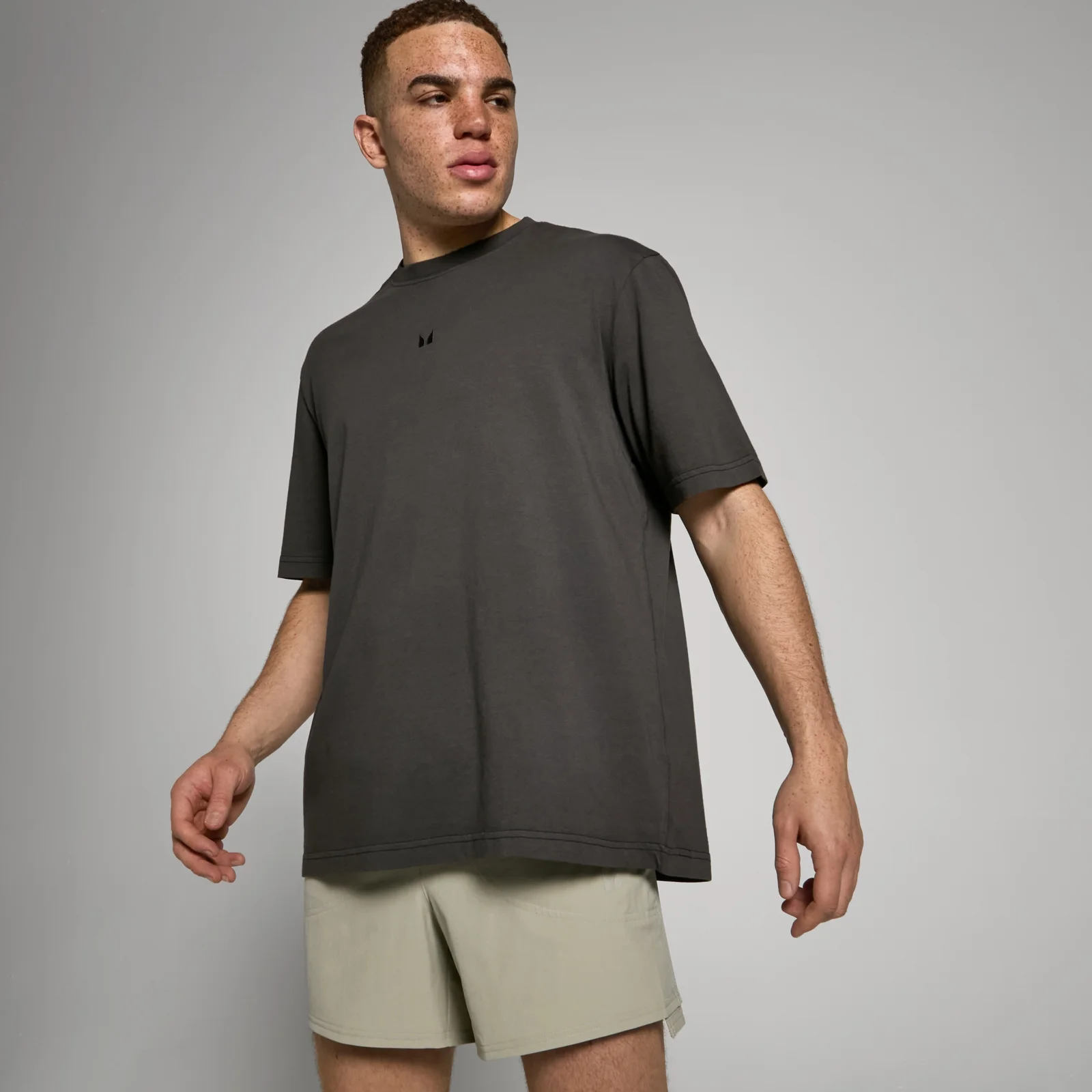MP Tempo oversized T-shirt met verwassen afwerking voor heren - Verwassen zwart - XS Afbeelding 1