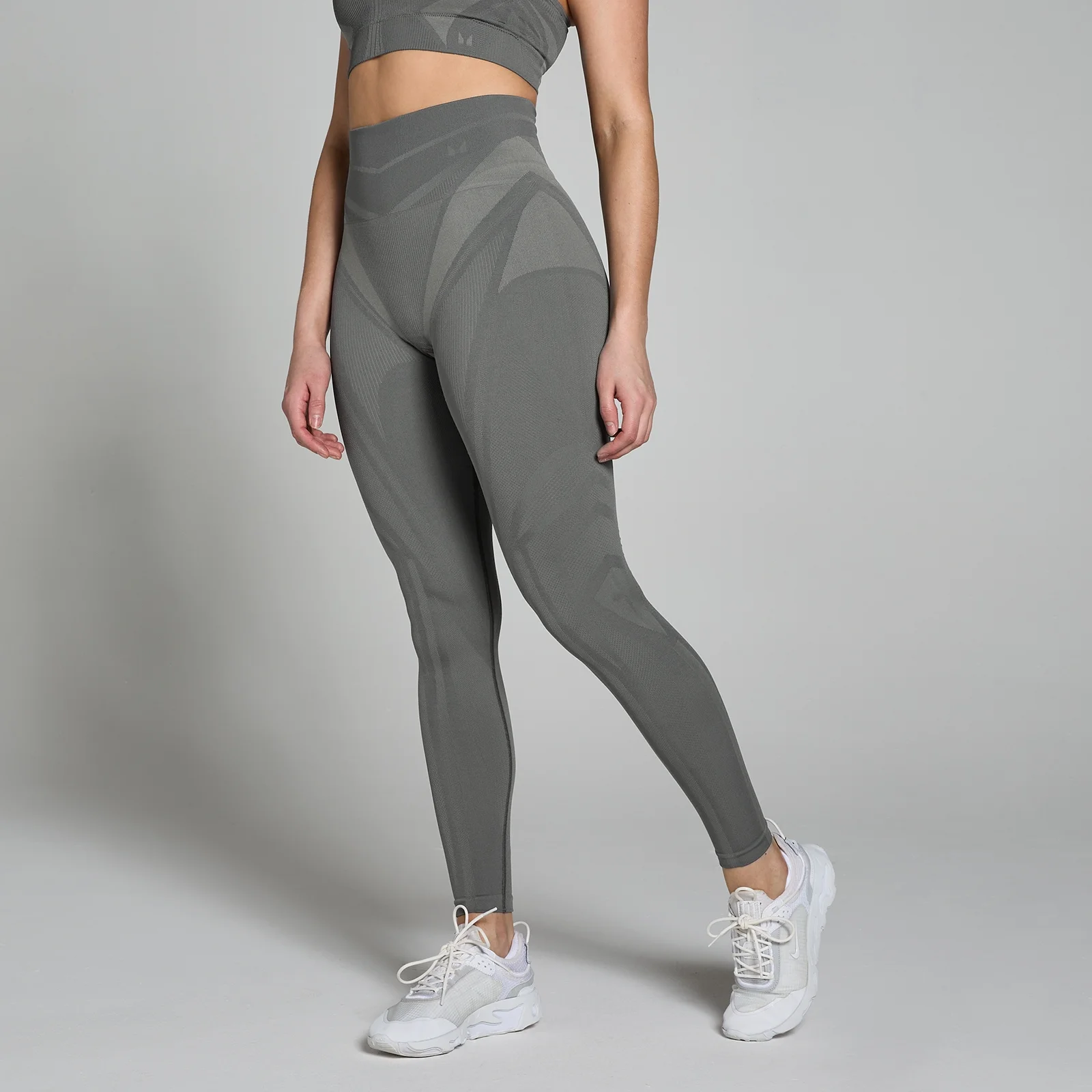 MP Tempo Ultra Geometric naadloze legging - Koolstofgrijs - XS Afbeelding 1