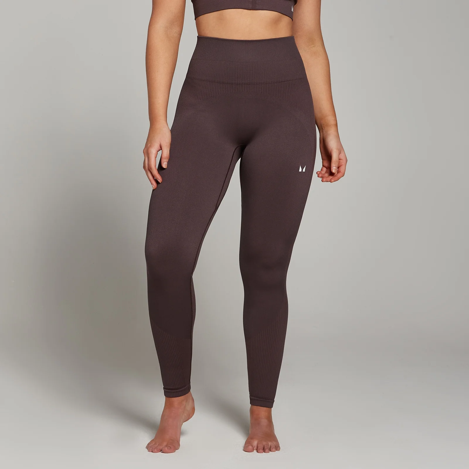 MP Studio naadloze legging voor dames - Donkermokka - XS Afbeelding 1