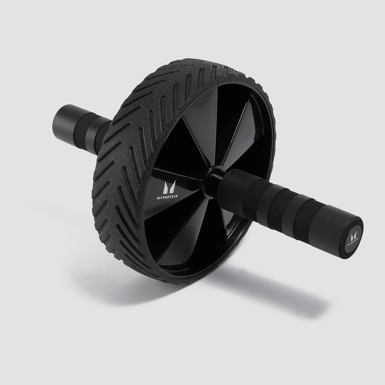 Myprotein set met buikspierroller en mat - Zwart Afbeelding 1