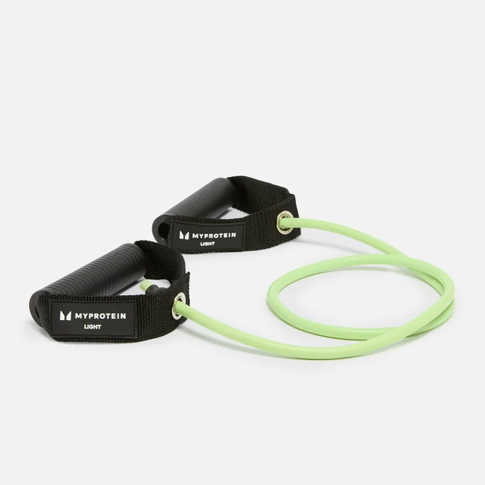 Myprotein weerstandsband met handvatten - Licht - Muntgroen