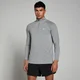 MP Performance shirt met kwartrits voor heren - Gemêleerd chroom