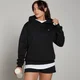 MP Basics hoodie met standaardpasvorm voor dames - Zwart