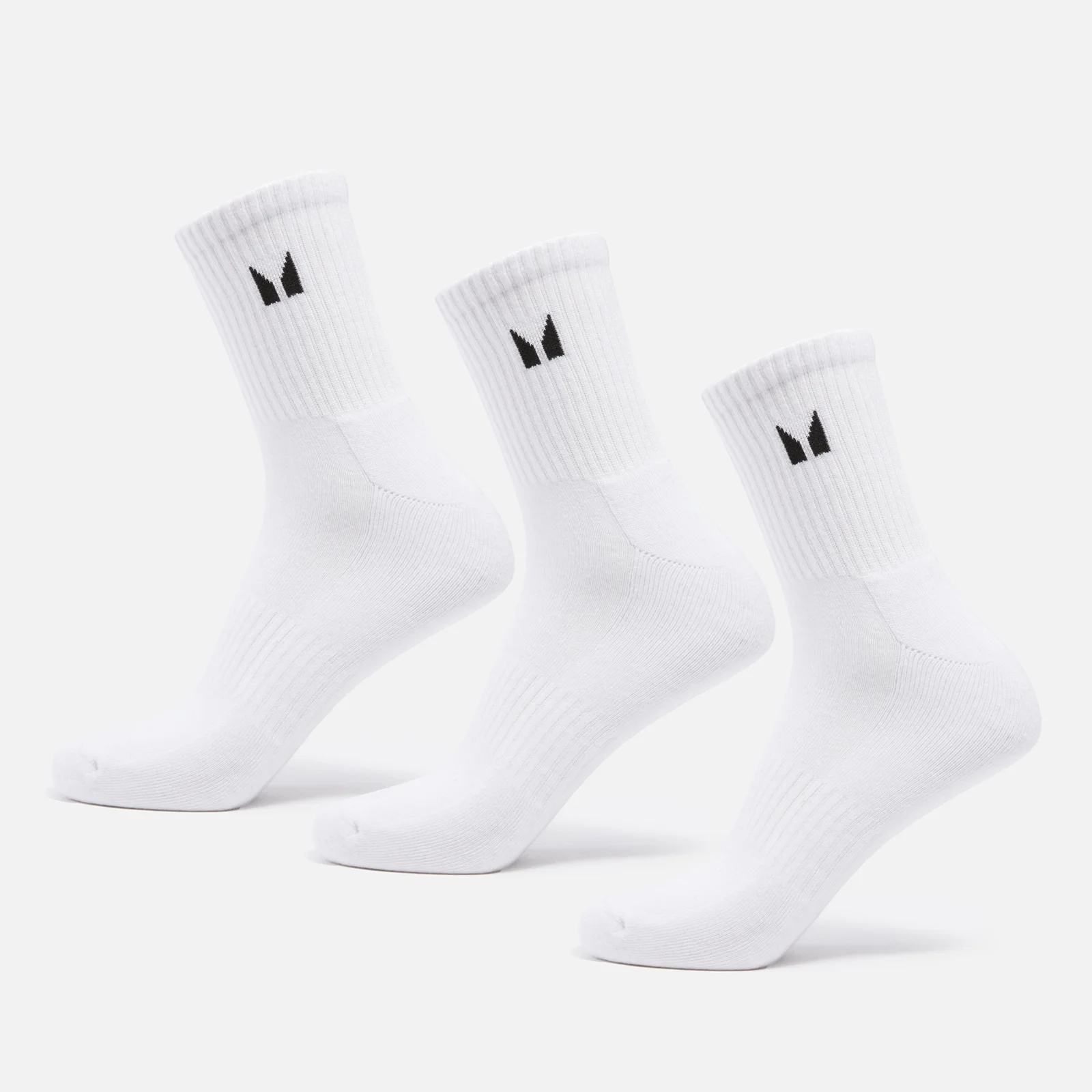 MP Unisex crewsokken (verpakking met drie stuks) - Wit - UK 6-8 Afbeelding 1