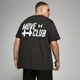 MP Oversized Move Club T-shirt - Verwassen zwart