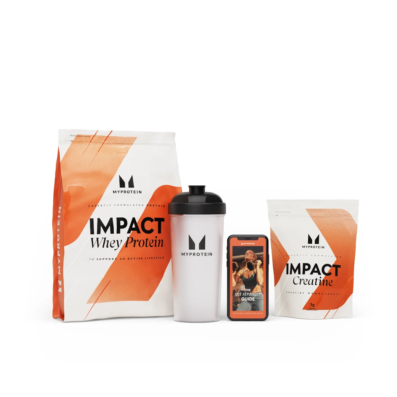 Get Stronger-bundel - Naturel - Unflavoured Afbeelding 1