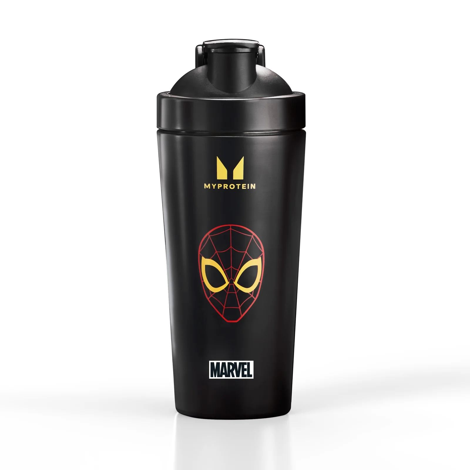 Myprotein Spiderman shaker van gerecycled metaal - Zwart Afbeelding 1