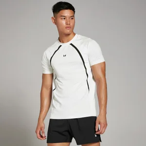 MP Heren Tempo Panel T-Shirt - Wit - Size XXL