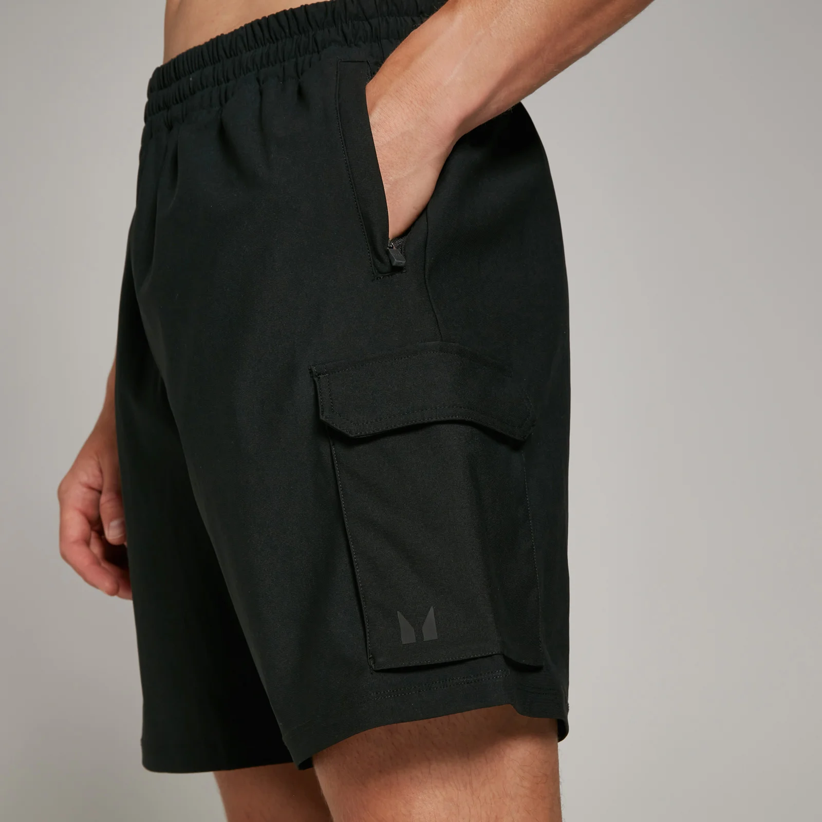 MP Tempo geweven cargo short voor heren - Zwart - XS Afbeelding 1