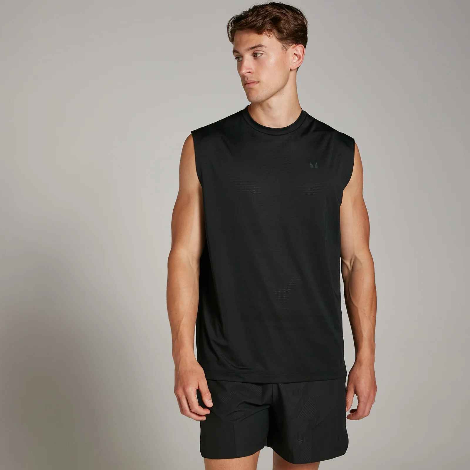 MP Tempo oversized traininghemd van mesh voor heren - Zwart - XS Afbeelding 1
