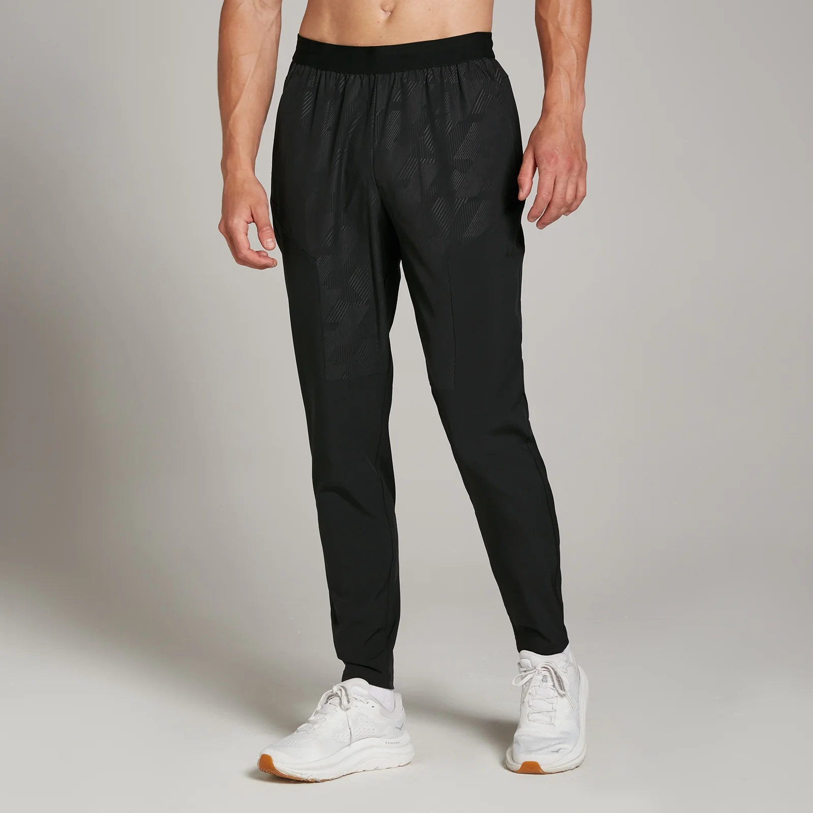 MP Tempo trainingjoggingbroek met reliëfopdruk voor heren - Zwart - XS Afbeelding 1