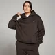 MP Basic oversized hoodie voor dames - Koffiebruin