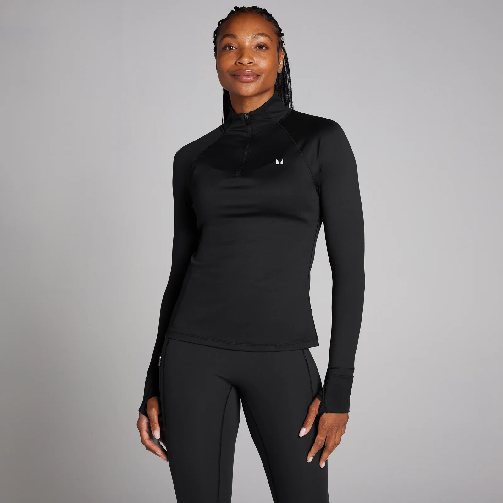 MP Velocity Best shirt met kwartrits voor dames Top - Zwart - L Afbeelding 1