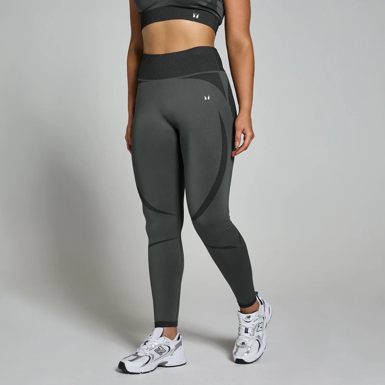 MP tweekleurige naadloze legging voor dames - Zwart - XS Afbeelding 1