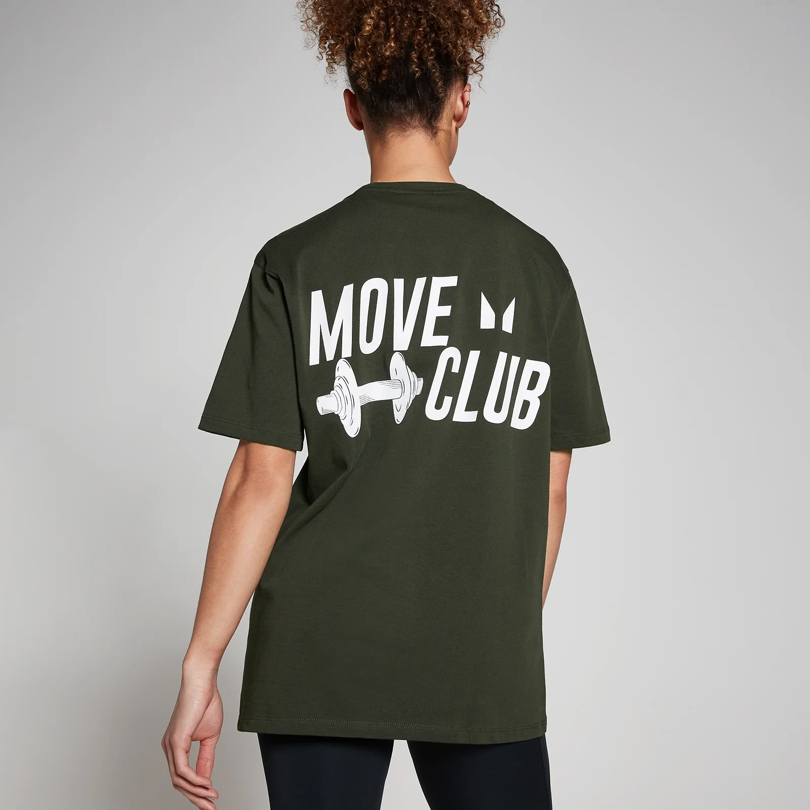 MP Oversized Move Club T-shirt - Bosgroen - XXL-XXXL Afbeelding 1