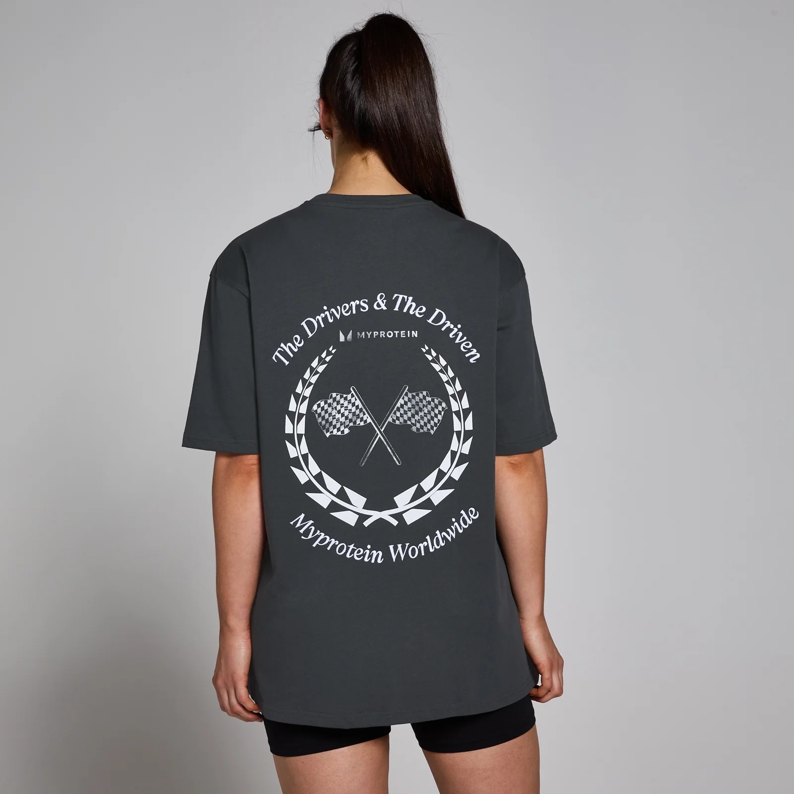 MP World Wide Graphic T-shirt - Verwassen zwart - S-M Afbeelding 1