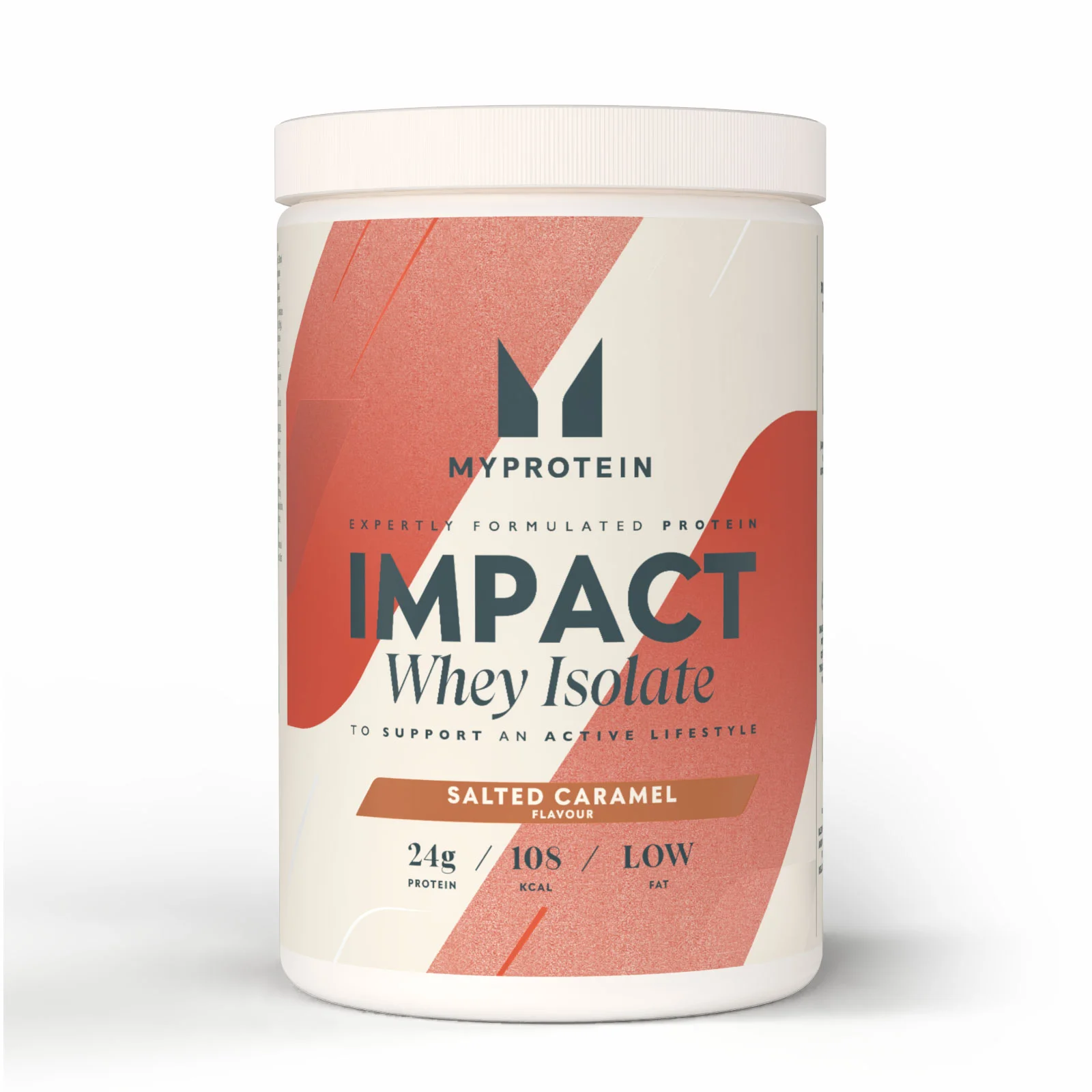 Myprotein, Impact Whey Isolate, Salted Caramel, 480g Tub (Retail) Afbeelding 1