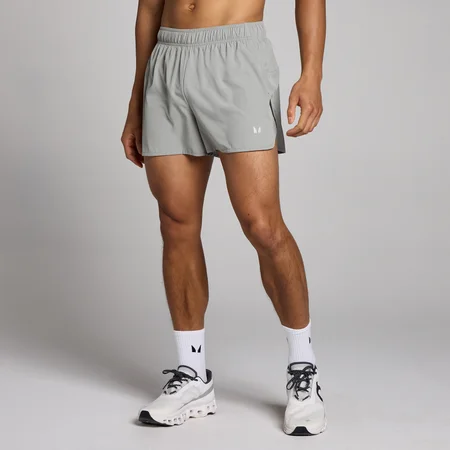 MP trainingsshort met binnenbeenlengte van 8 cm voor heren - Stormgrijs