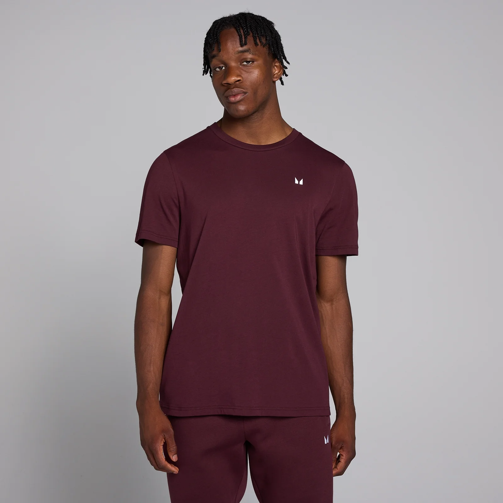 MP Rest Day T-shirt met korte mouwen voor heren - Donkerbessenrood - XXL Afbeelding 1