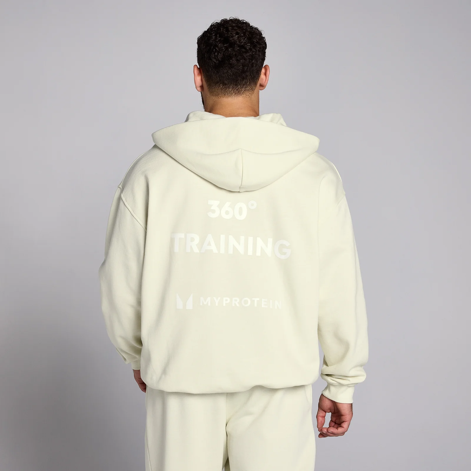 MP Tempo Hybrid hoodie met kwartrits voor heren - Gerstgroen - XS Afbeelding 1