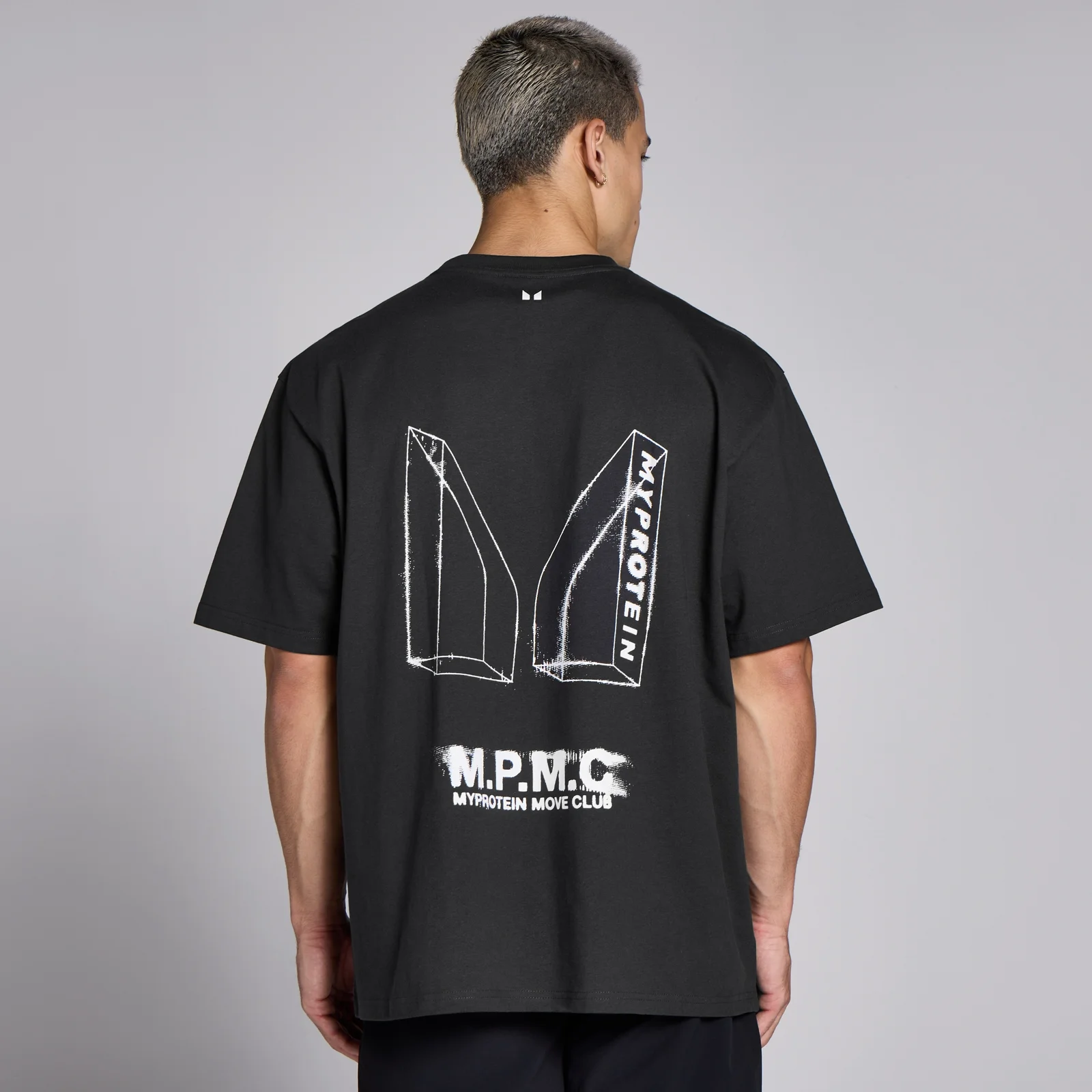 MP Lifestyle Graphic T-Shirt - Verwasen zwart - XXL-XXXL Afbeelding 1