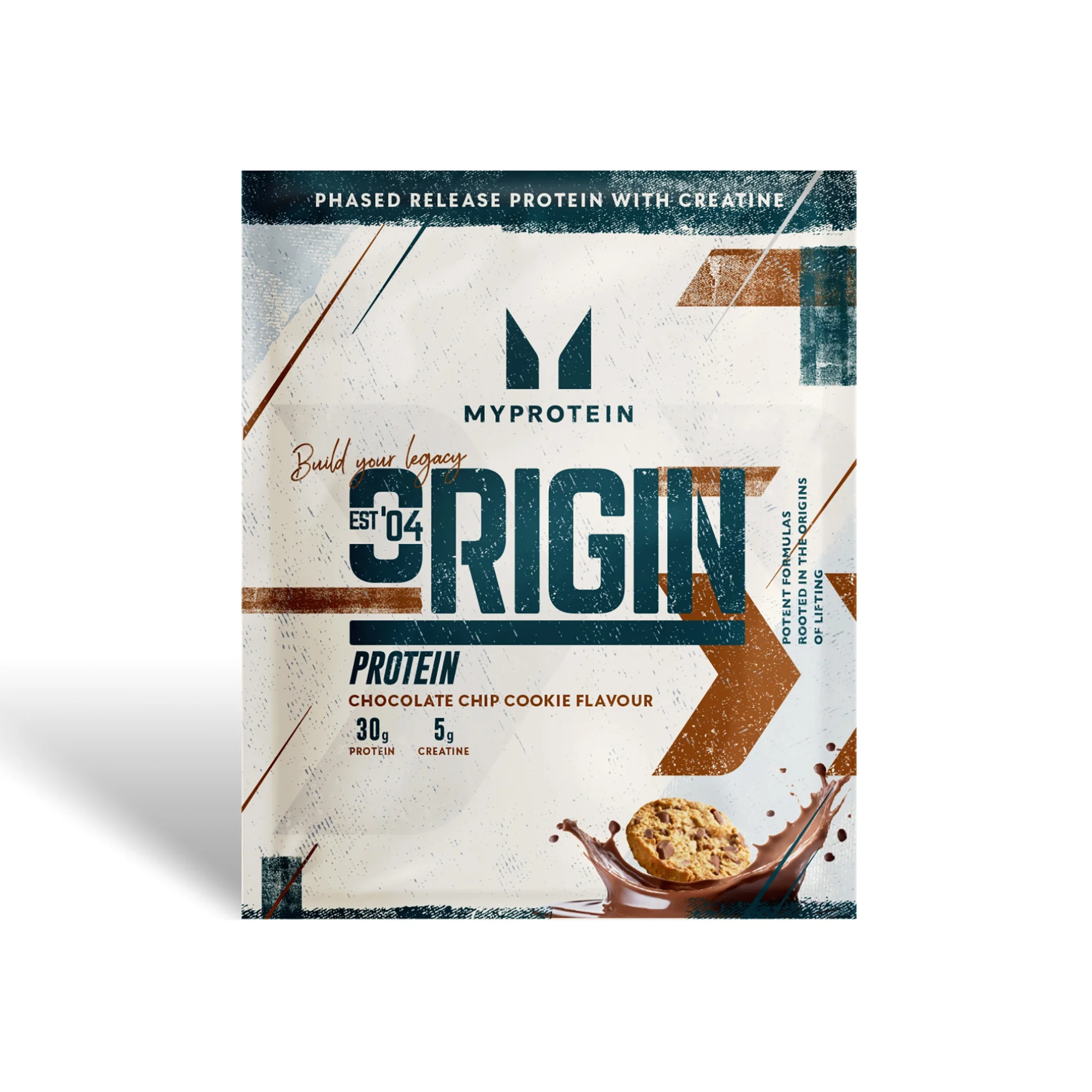 Origin Protein, with Creatine (Sample) - 1servings - Chocolate Chip Cookie Afbeelding 1