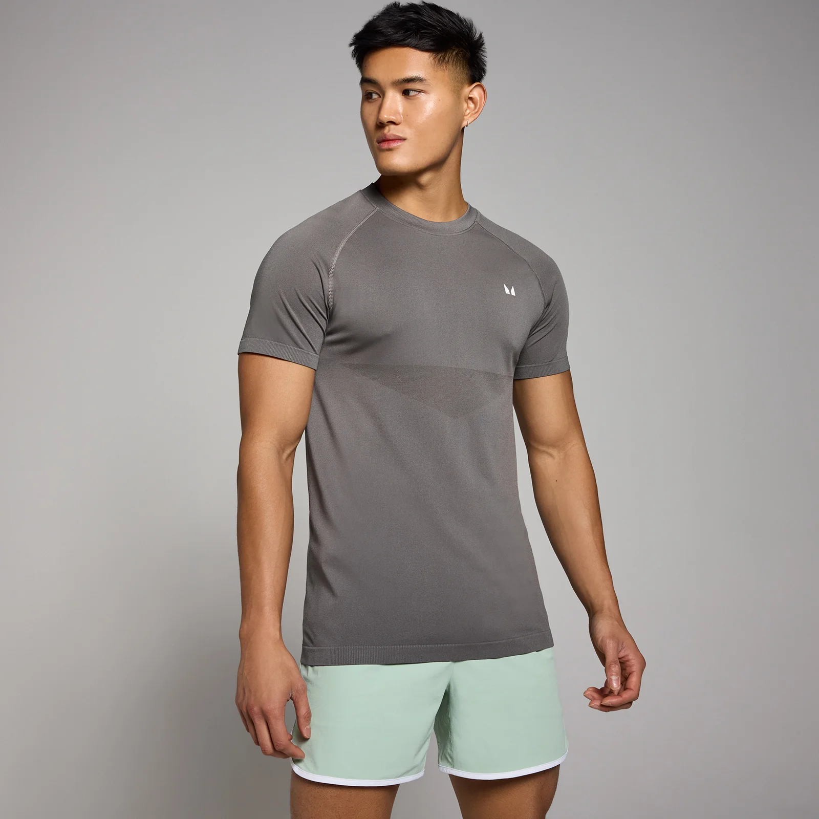 MP Men's Tempo Seamless T-shirt - Rock - XS Afbeelding 1