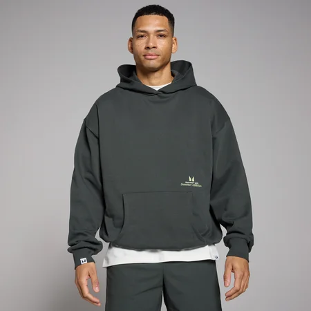 MP Lifestyle oversized hoodie - Verwassen zwart