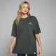 MP Lifestyle T-shirt met opdruk voor dames - Verwassen zwart