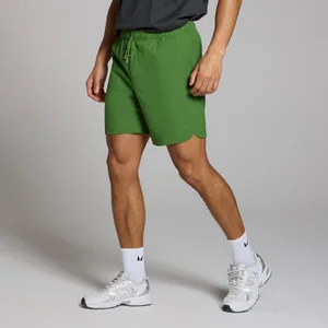 MP Lifestyle geweven short voor heren - Donkerdennengroen - Size M
