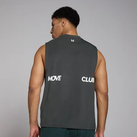 MP Tempo oversized hemd met opdruk voor heren - Verwassen zwart