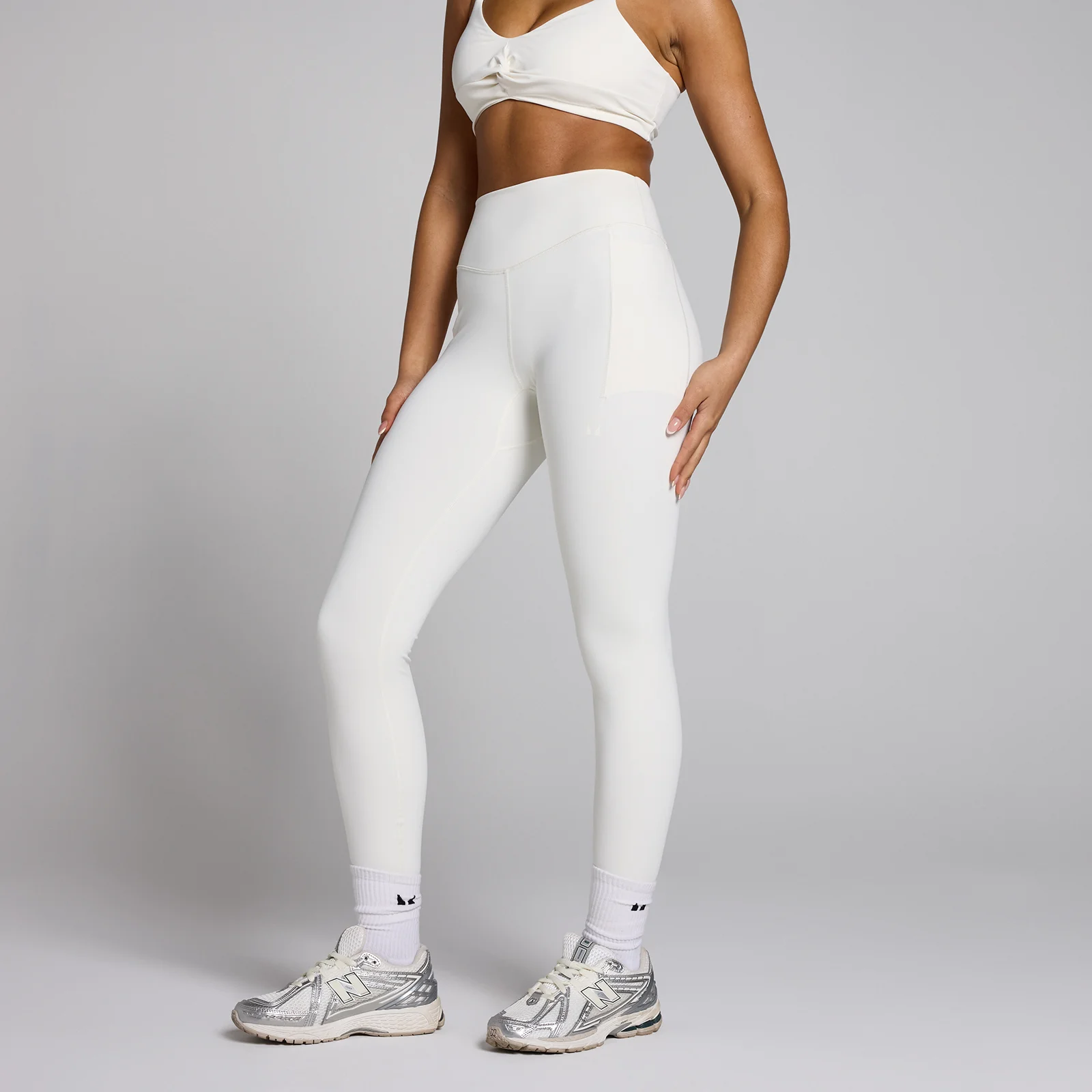 MP Lifestyle sportlegging voor dames - Natuurlijk katoen - XL Afbeelding 1