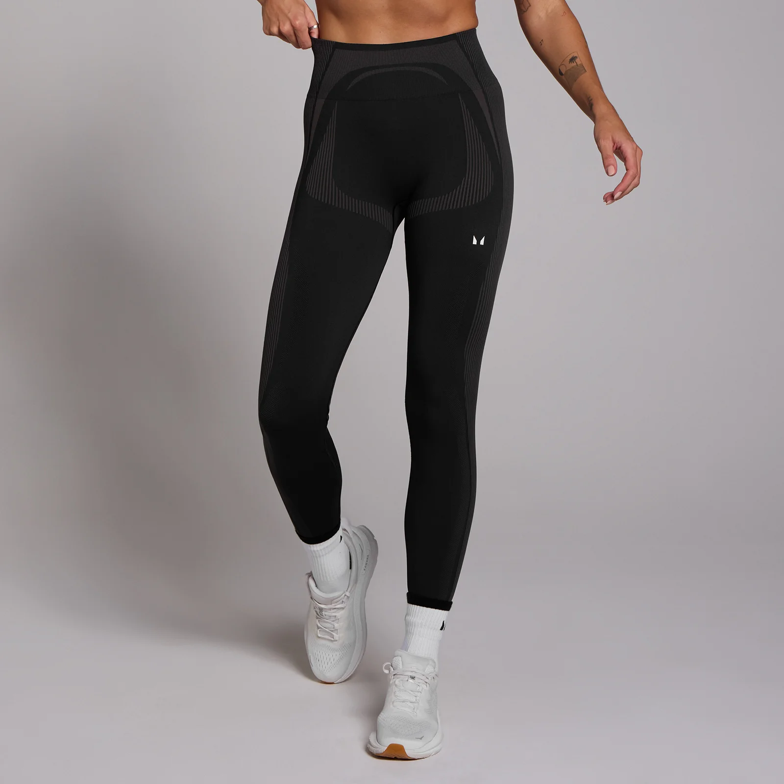 MP Tempo naadloze hybride legging voor dames - Zwart - S Afbeelding 1